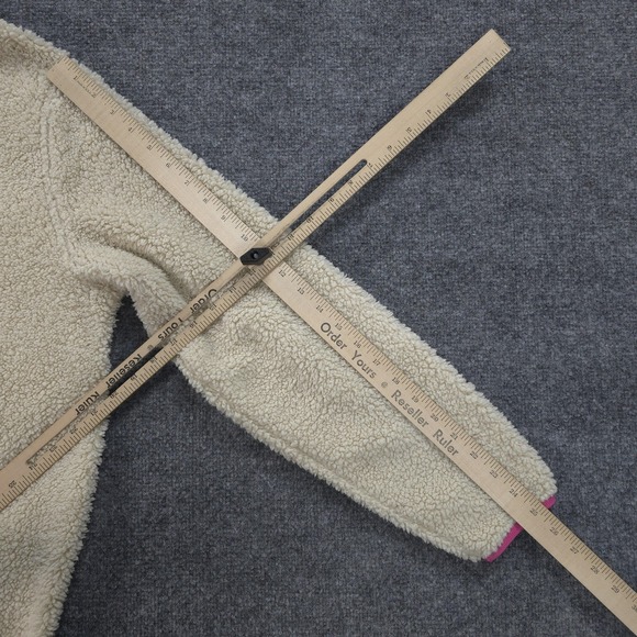 Chubbies Hoodie Mens Medium White The Snow Day Sherpa Fleece Pullover Kangaroo - Picture 10 of 11